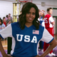 Illustration for article titled Because She Loves Us, Michelle Obama Challenged James Corden to a Dodgeball ‘Battle of the Sexes’